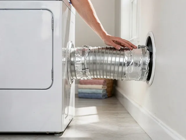 Professional dryer vent hose installation by Port Orange Dryer Vent Cleaning in Port Orange