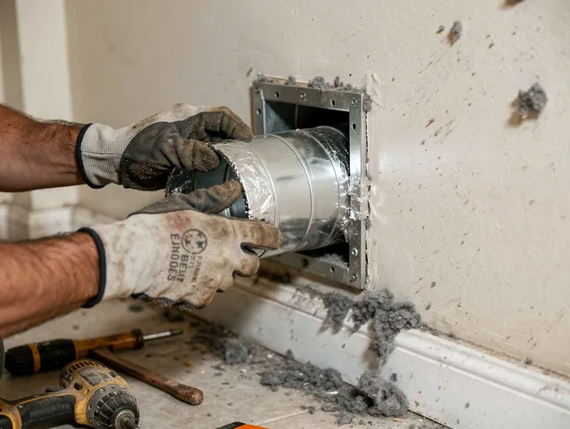Professional dryer vent repair and installation by Port Orange Dryer Vent Cleaning in Port Orange